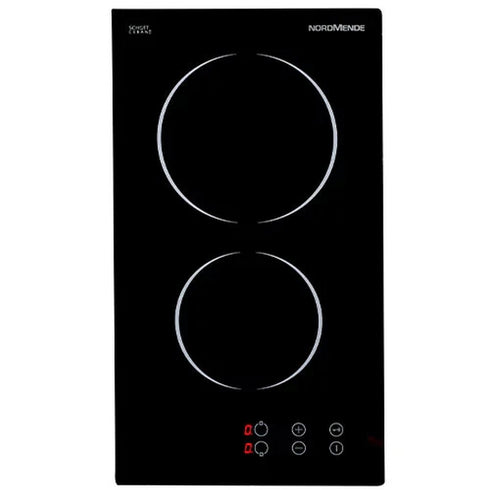 NordMende 30cm 2 x Zone Touch Control Ceramic Hob Black Glass